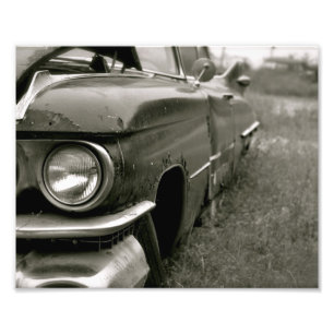 Gammalt Cadillac tryck