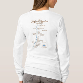 Gammalt Croton Aqueduct Kvinnors Långärmad T-shirt