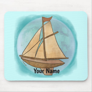 Gammalt eget namn för segelbåt Mouse Pad Musmatta