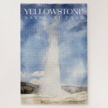Gammalt Faithful Puzzle, Yellowstone 20"x30" Puzzl