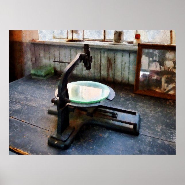 Gammalt Fashiated Microscope Poster (Framsidan)