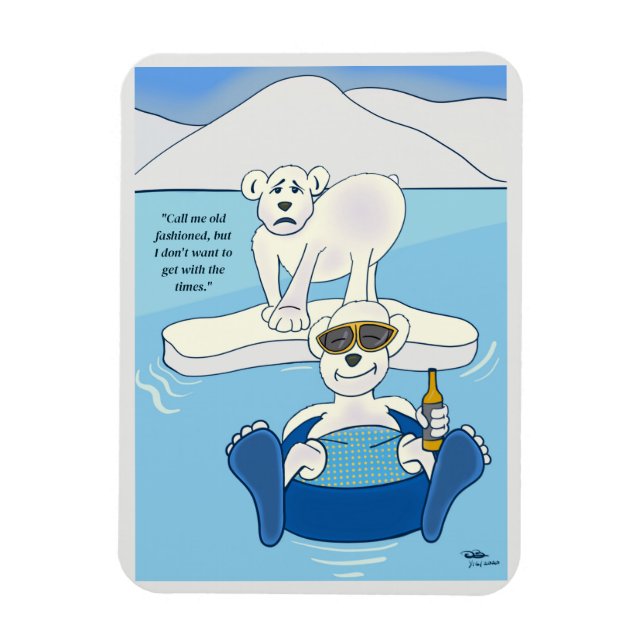 Gammalt fastiserat fotomagnet magnet (Vertikal)