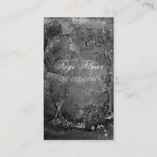 Gammalt filma visitkort (Framsida)