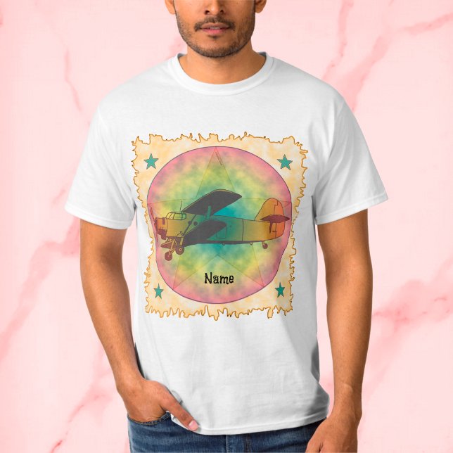 Gammalt Flygplan T-Shirt för Skönhet (Skapare uppladdad)