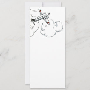 Gammalt flygplan Teckning