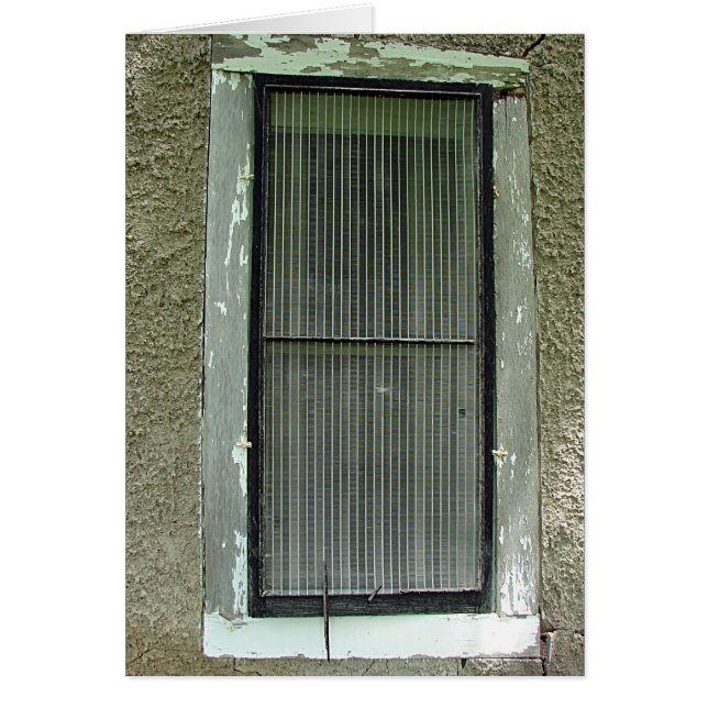 Gammalt fönster 2 hälsningskort (Framsidan)