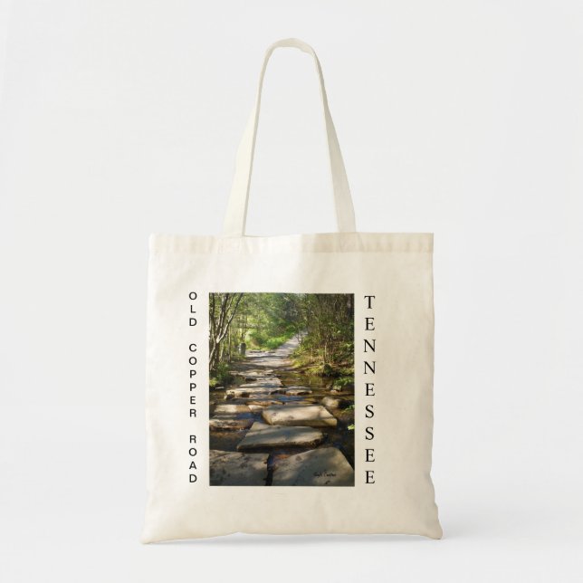 Gammalt förkoppra vägtotot hänger lös tygkasse (Framsidan)