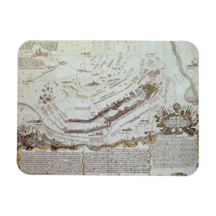Gammalt fort Gaut, Calcutta, 1810 (lithoen) Magnet