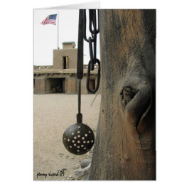 Gammalt Fort-kort Hälsningskort