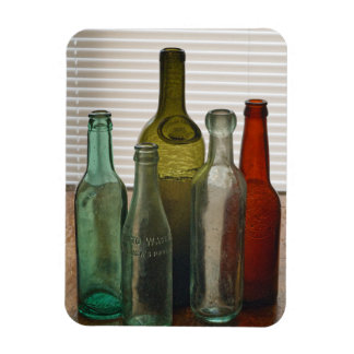 Gammalt glas Flaskor 2 Magnet