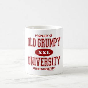 GAMMALT GRUMPY KAFFEMUGG
