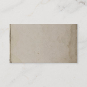 Gammalt Grungy nedfläckadt Kraft papper Visitkort