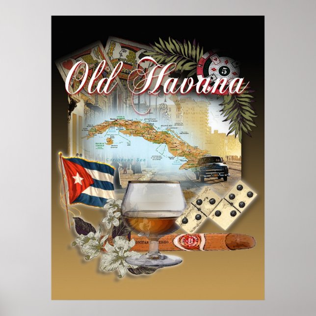 gammalt havanna poster (Framsidan)