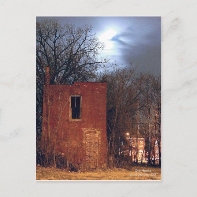 Gammalt Hus Vykort (Framsida)