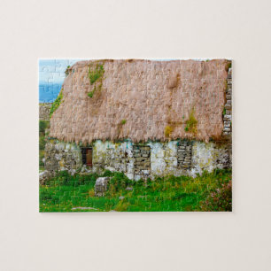 Gammalt irländskt hus Galway Irland. Pussel