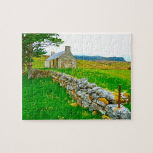 Gammalt irländskt hus Galway Irland. Pussel