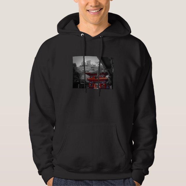 Gammalt japanskt tempel sweatshirt (Framsida)