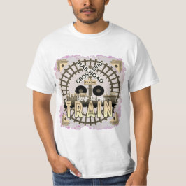 Gammalt järnvägståg t-shirt