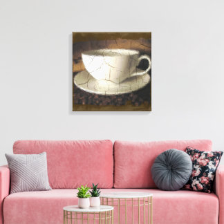 Gammalt kaffe canvastryck