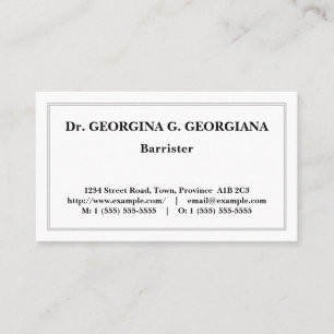 Gammalt, klassiskt Affärskort Visitkort