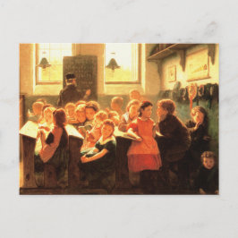 Gammalt klassrumsfärgsmålning FEG-vykort Vykort