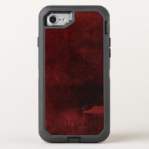 Gammalt läderskydd Bok i rött