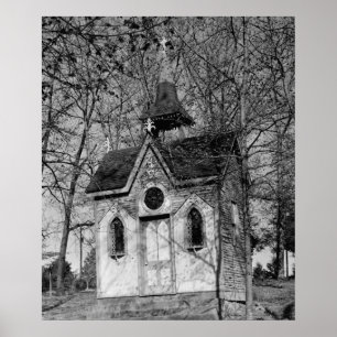 Gammalt loggchapel poster