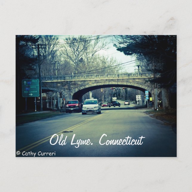 Gammalt Lyme, vykort för anslutning (Framsida)