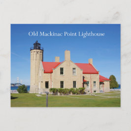 Gammalt Mackinac Point-vykort Vykort
