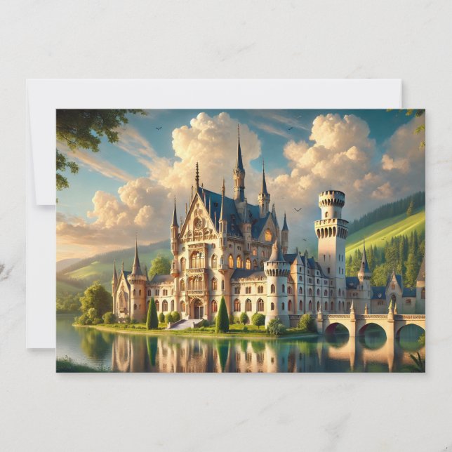 Gammalt majsslott inbjudningar (Framsida)