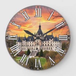 Gammalt majsslott stor klocka