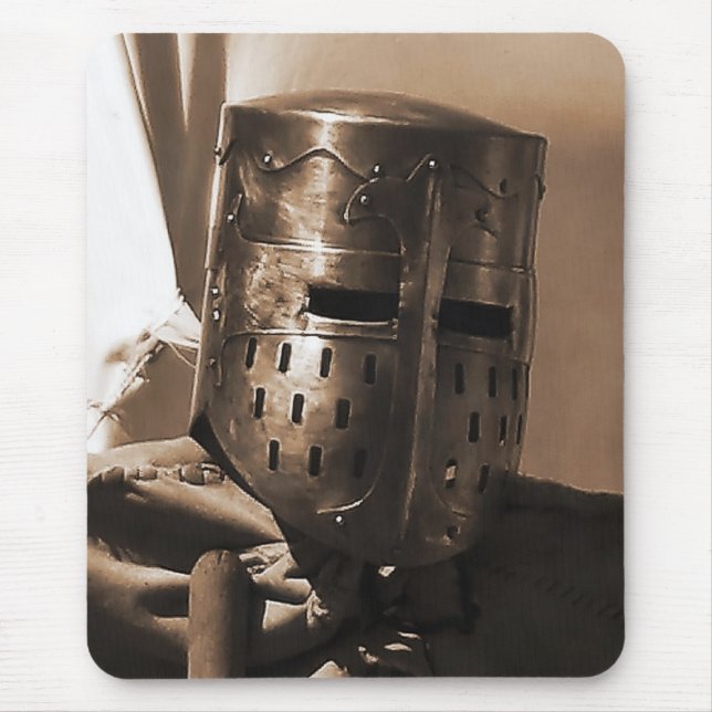 gammalt medeltida maskerar mousepad musmatta (Framsidan)