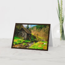 Gammalt Mill-hälsningskort