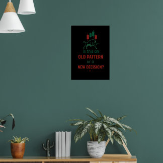 Gammalt Mönster eller Nytt Beslut? – Handelsmental Poster