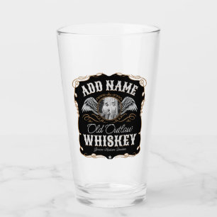 Gammalt Moonshine Whiskey Etikett LÄGG TILL FOTO F Glaskopp