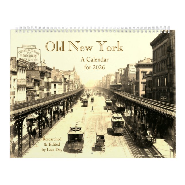 Gammalt New York, en 2026 kalender (Omslag)