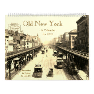 Gammalt New York, en 2026 kalender
