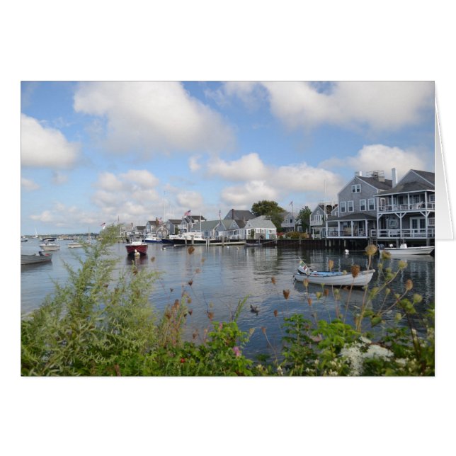 Gammalt norrpivkort hälsningskort (Framsidan Horizontal)