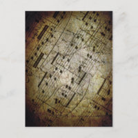 Gammalt nothäfte, grunge noter