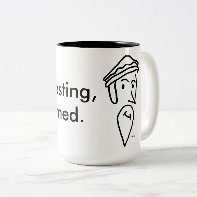 Gammalt och att vila, omdanat Två-Tonad mugg (Framsida höger)