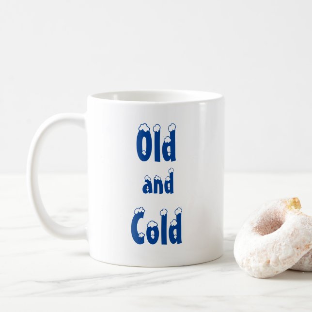 Gammalt och Kall Kaffemugg (Med munk)