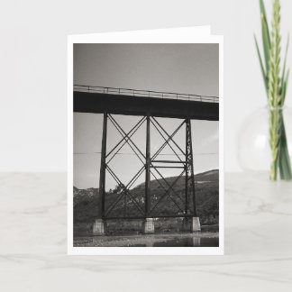 Gammalt överbrygga kort