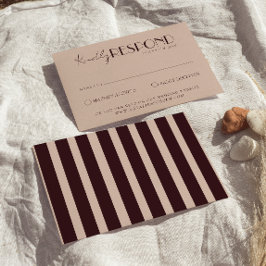 Gammalt Pengar Burgunder Beige Klassisk Elegant Br OSA Kort