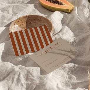 Gammalt Pengar Taupe Bränd Orange Klassisk Elegant OSA Kort