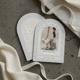 Gammalt Pengarmanus Blå Rand Foto Spara Datum Inbjudningar