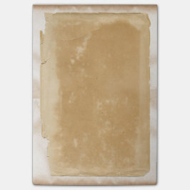 Gammalt posta bruna Filo för vintage sidor Post-it Block