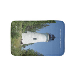 Gammalt presque Isle Lighthouse-badbad Badrumsmatta