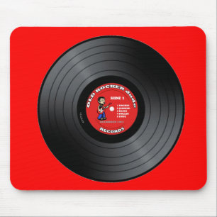 Gammalt rekord Mousepad för vippaDudevinyl Musmatta