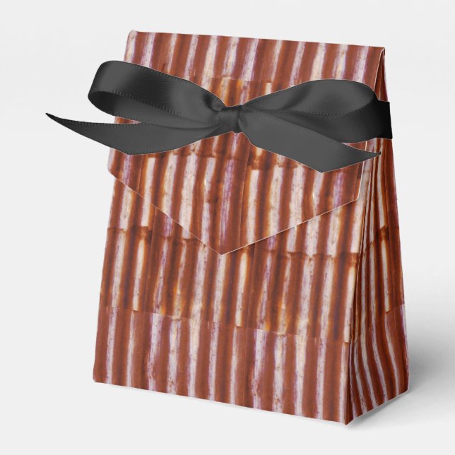 Gammalt Rostigt Lås från Förfluten Tid Presentaskar (Framsidan Sidan)