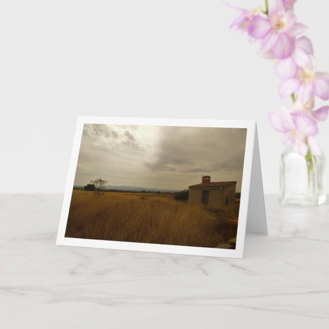 Gammalt Rustic Farmhouse liggande Kort (Orkide)